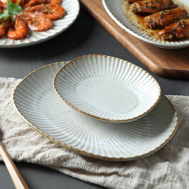 Gohobi Handmade Ceramic Oval Plate: Large