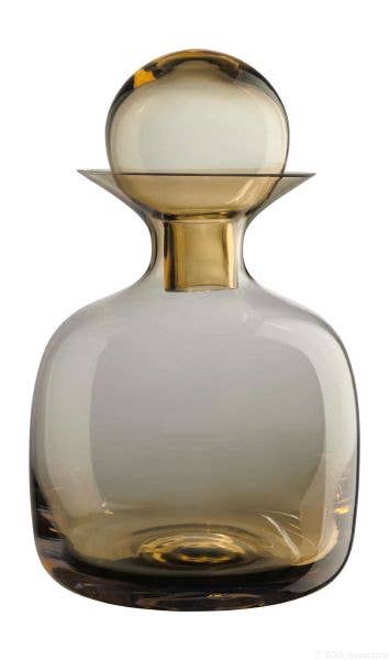 SARABI Blown Glass Carafe,  Amber, (1.5L)