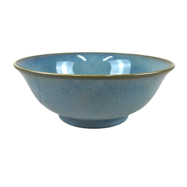 Nature Series 40oz 8"Dia x 3.25"H, Blue Porcelain Ramen Bowl