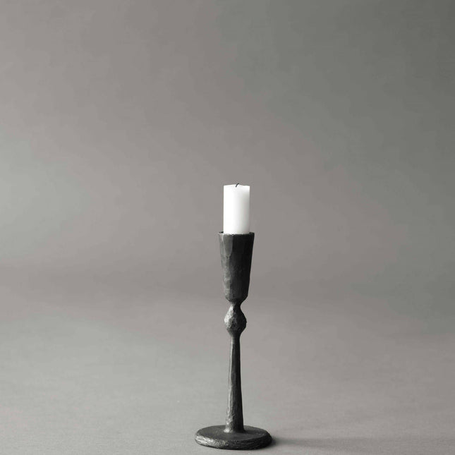 Boule iron candle holder, small
