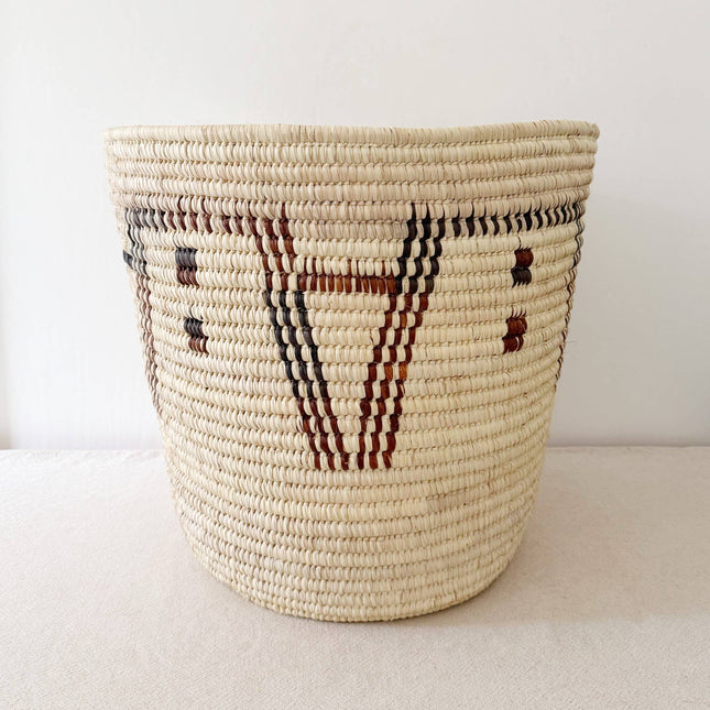 24" Turkana Storage Plant Basket: Geometric