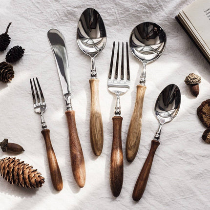 Wooden Handle 6pc