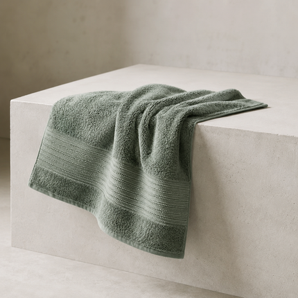 GARANCE Collection, Bath Towel Romarin (khaki green)