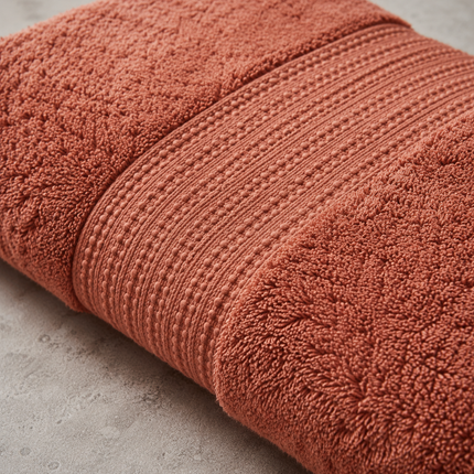 GARANCE Collection, Bath Towel in Terracotta (orange)