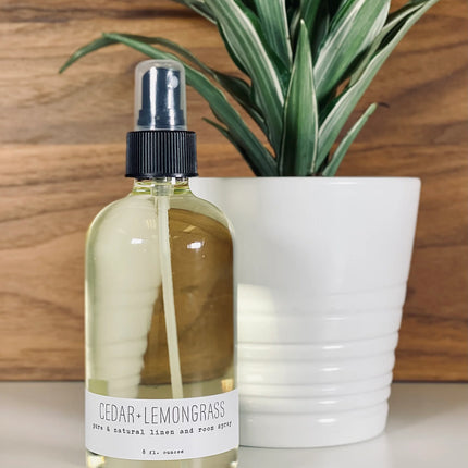 Linen & Room Spray, Cedar&Lemongrass, Large 8oz