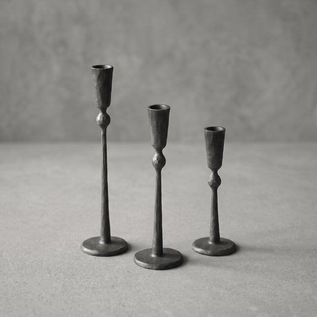 Boule Iron Candle Holder, L