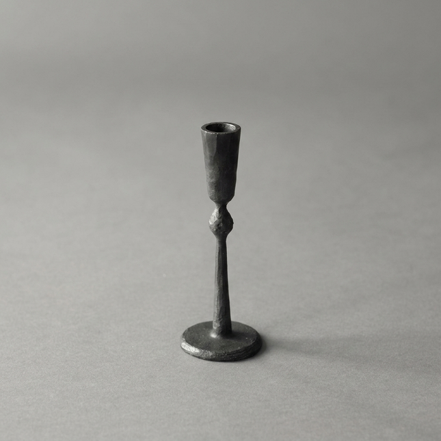Boule iron candle holder, small
