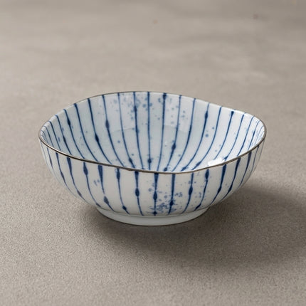 Fubuki Tokusa Porcelain Shallow Bowl