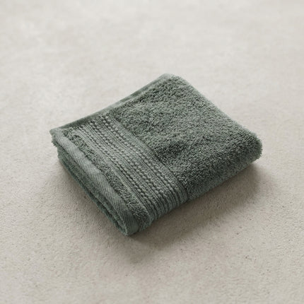 GARANCE Collection, Powder Room Towel in Romarin (khaki green), view 3