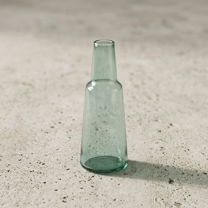 Lagonna Carafe in Green Tinted Glass