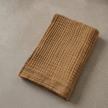 GAÏA Collection, Hand Towel in Camel (brown)